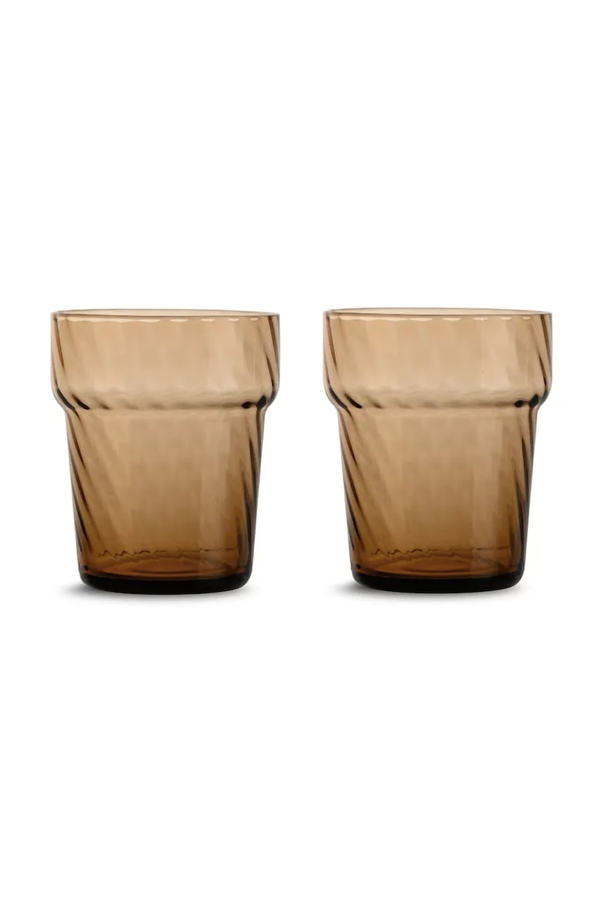 Byon un set de ochelari Opacity 300 ml 2-pack culoarea bej Byon un set de ochelari Opacity 300 ml 2-pack culoarea bej