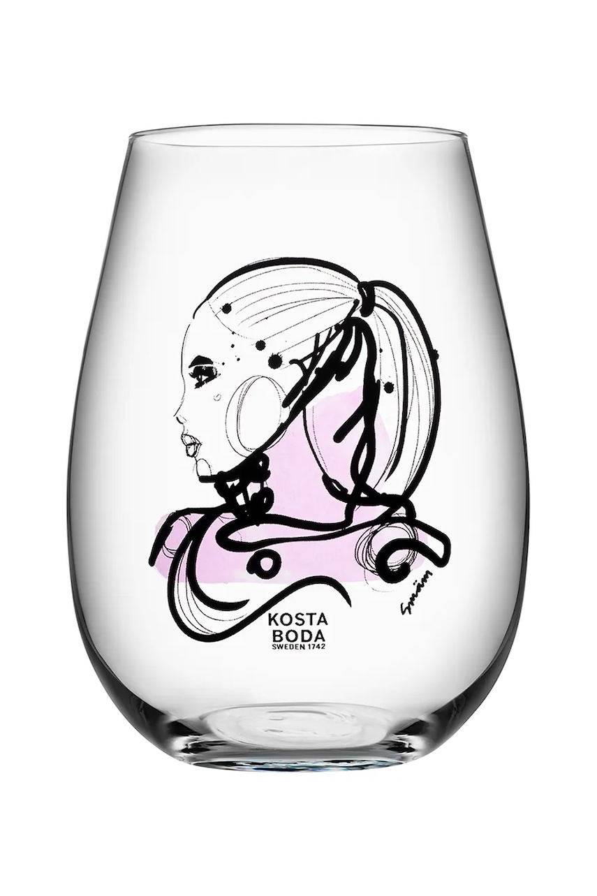 Kosta Boda un set de ochelari Love You 570 ml 2-pack culoarea transparent