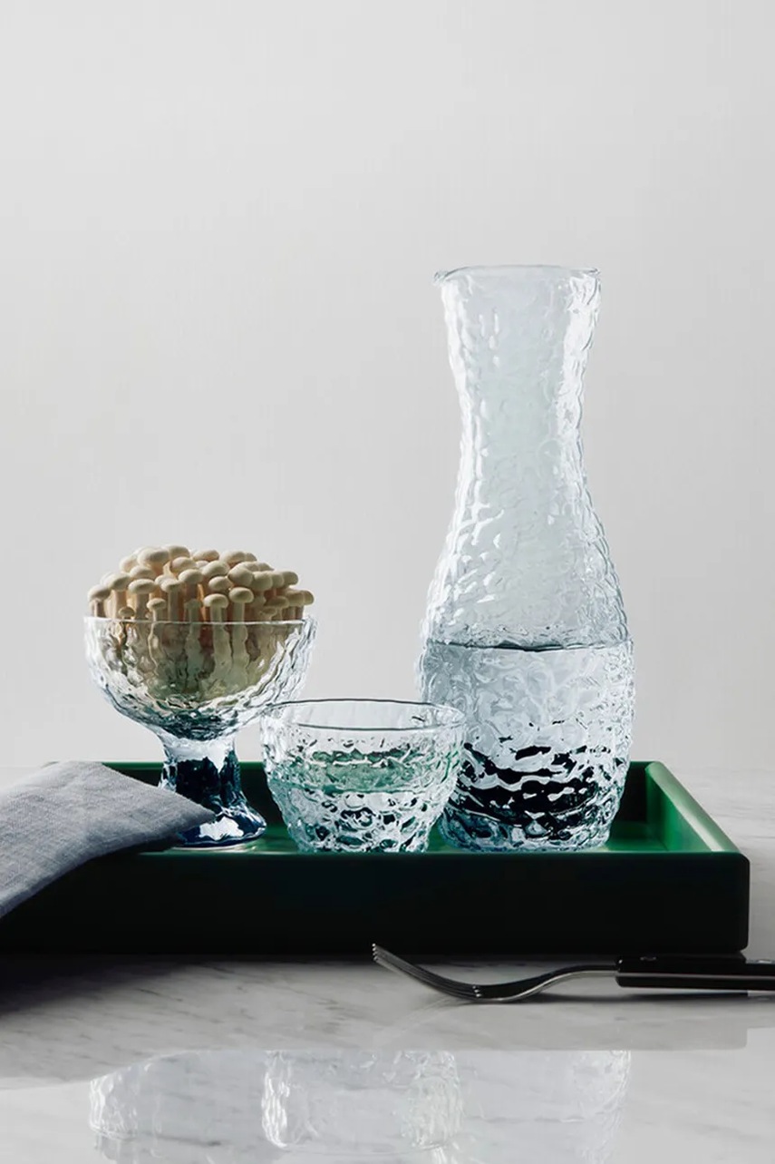 Ποτήρι σαμπάνιας Kosta Boda Moss 350 ml χρώμα: μπλε φωτογραφία