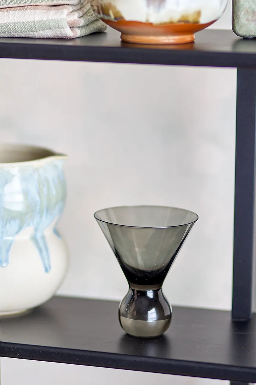 Σετ από ποτήρια κοκτέιλ Bloomingville Corliss 165 ml 4-pack χρώμα: γκρι φωτογραφία