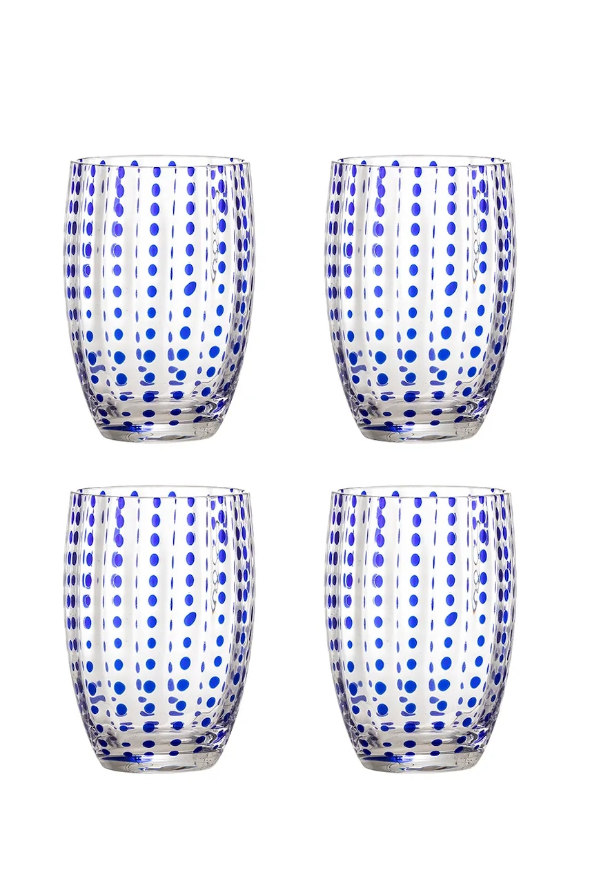 Bloomingville un set de ochelari Brinley 350 ml 4-pack