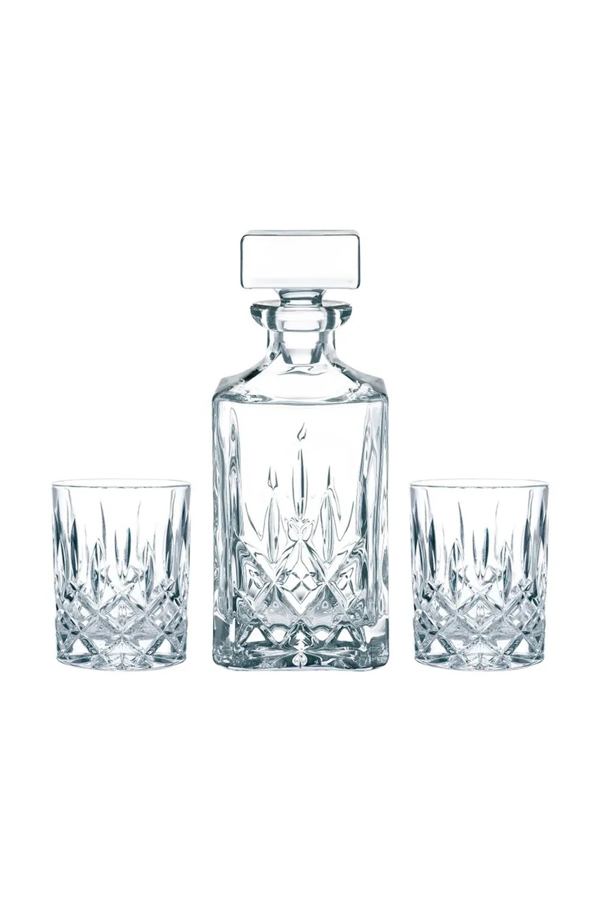 Nachtmann carafă de whisky cu pahare Noblesse Whisky 700 ml 3-pack culoarea transparent