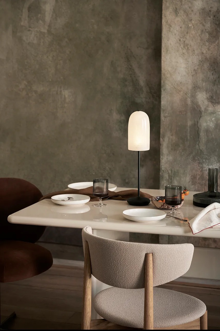 Σετ ποτηριών κρασιού ferm LIVING Ripple 270 ml 2-pack χρώμα: μαύρο φωτογραφία