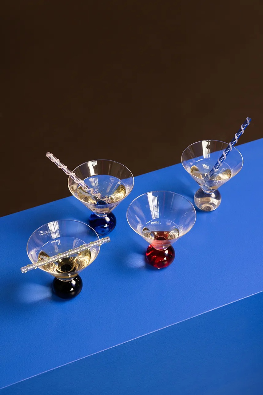 Σετ ποτηριών κρασιού Byon Spice 240 ml 2-pack χρώμα: μπλε φωτογραφία