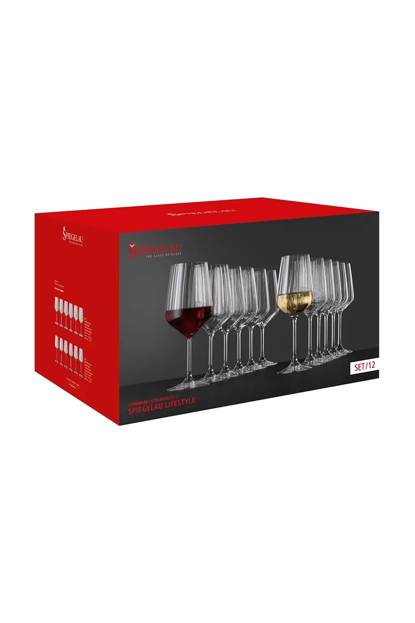 Σετ ποτηριών κρασιού Spiegelau Stemware 12 τεμάχια χρώμα: διάφανο φωτογραφία