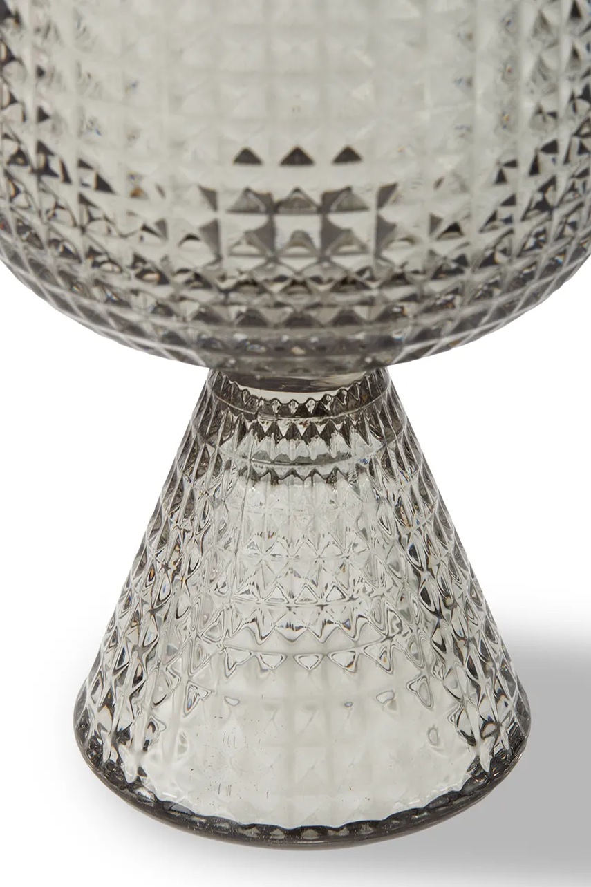 Σετ ποτηριών κρασιού Pols Potten Rooftop 390 ml 4-pack χρώμα: γκρι φωτογραφία