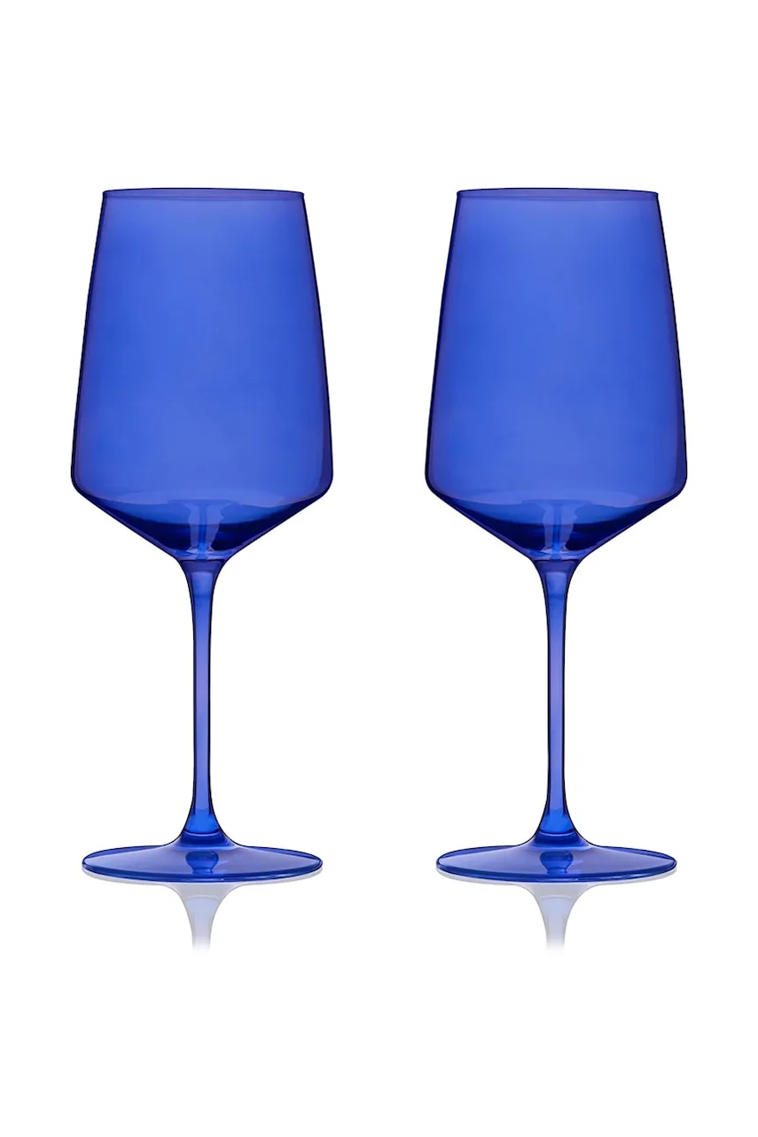 Viski zestaw kieliszków do wina ze szkła barwionego 650 ml