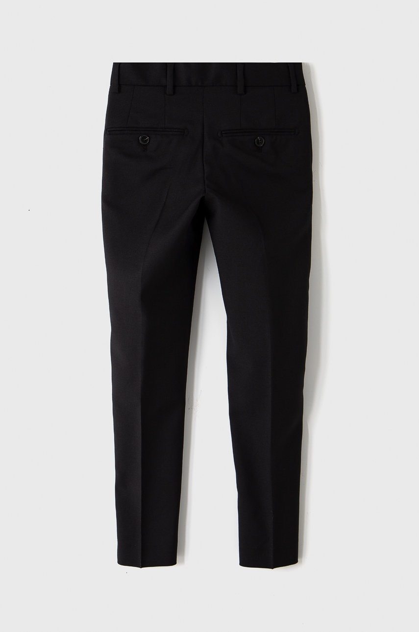 

Детские брюки Jack & Jones цвет чёрный гладкие
