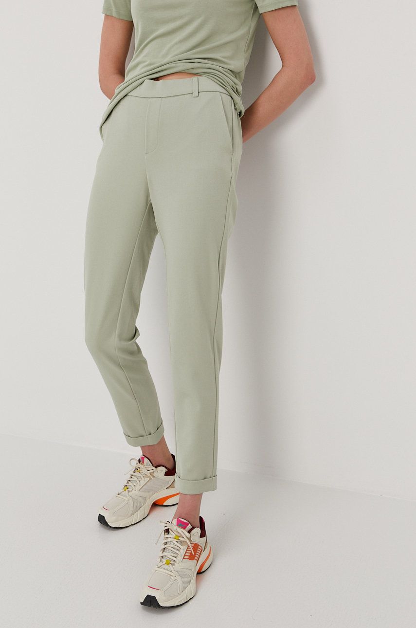 Vero Moda Pantaloni femei, culoarea verde answear.ro