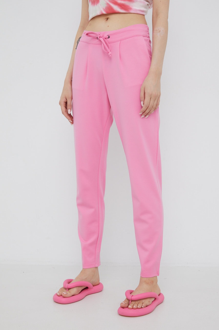 

Спортен панталон JDY в розово с изчистен дизайн, Розов