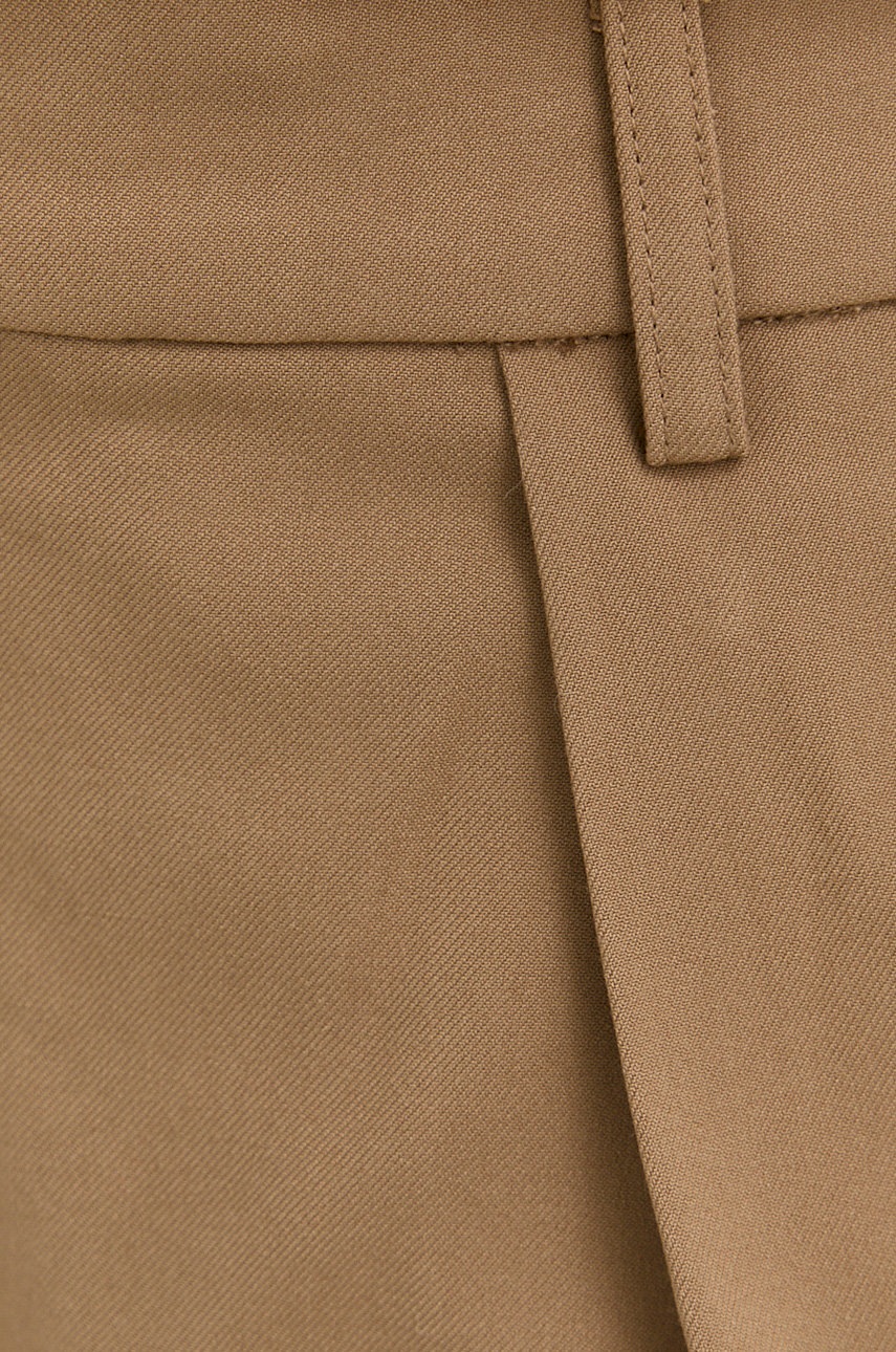 Παντελόνι Gestuz γυναικείo, χρώμα: μπεζ φωτογραφία