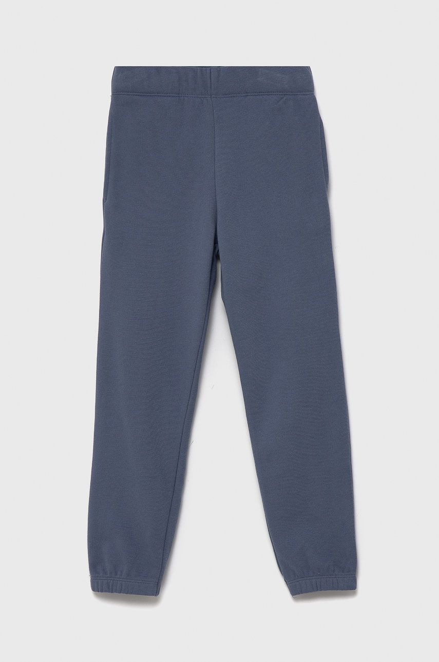 Dětské kalhoty Name it hladké - fialová -  80% Organická bavlna