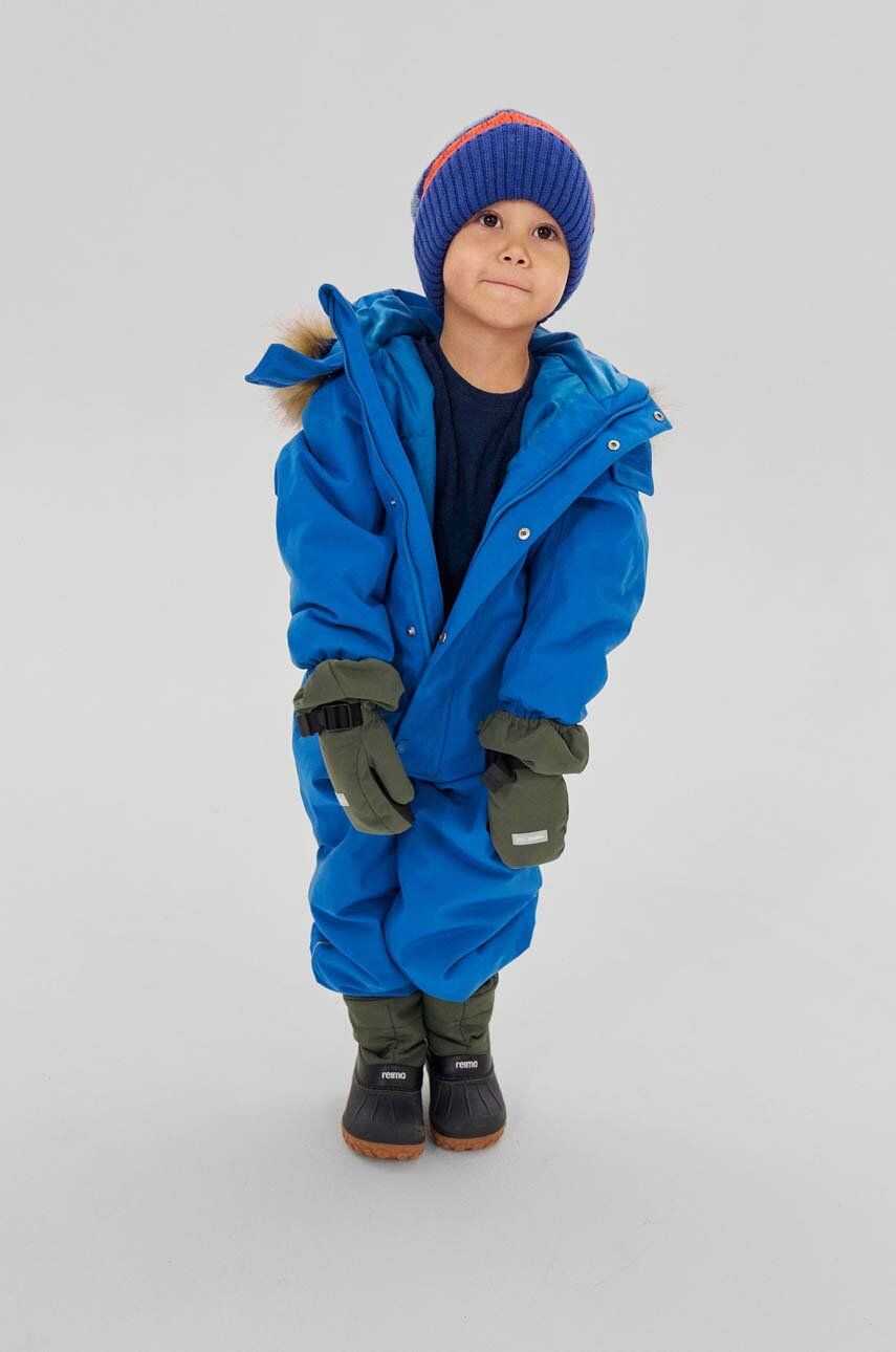Dětská zimní kombinéza Reima Stavanger - modrá - Hlavní materiál: 59 % Recyklovaný polyamid