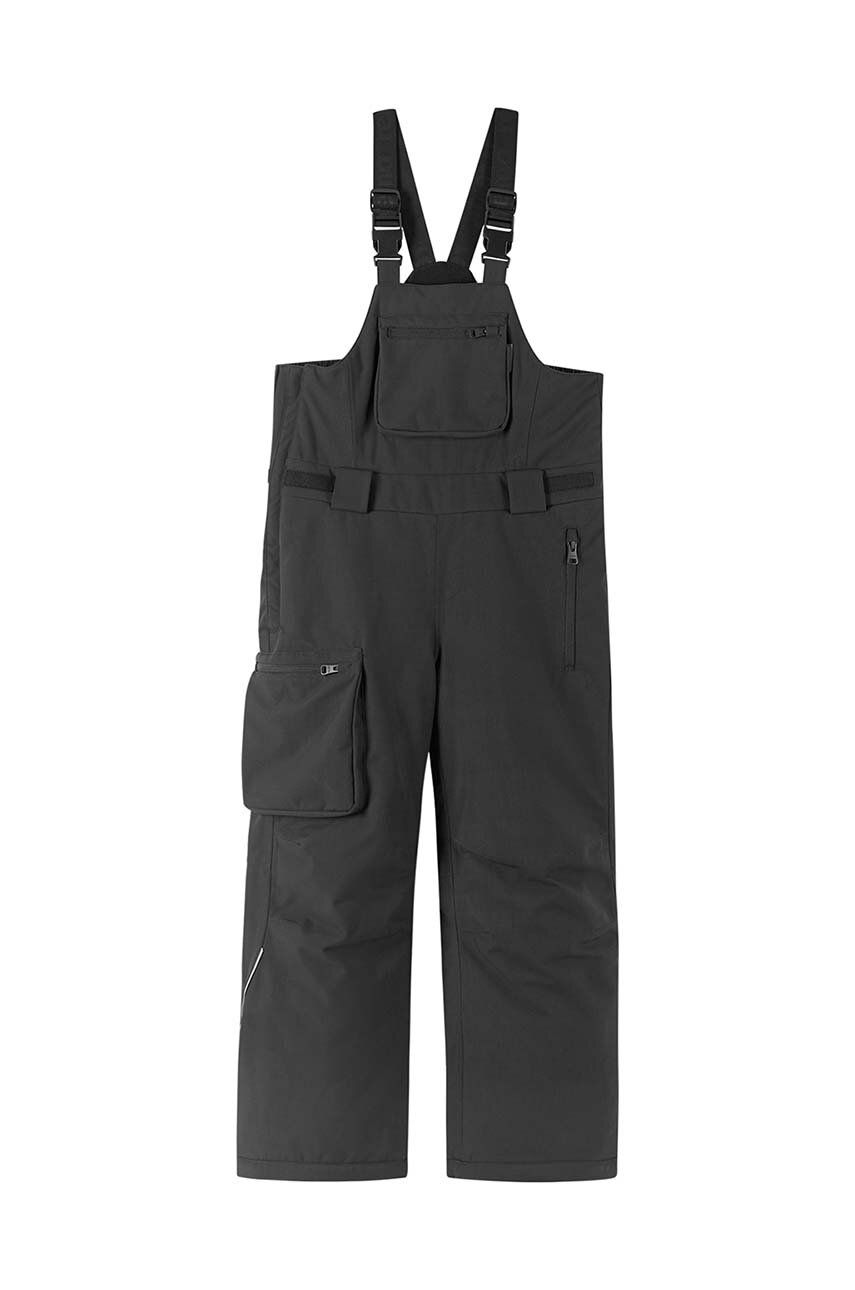 Dětské lyžařské kalhoty Reima Rehti černá barva - černá - Hlavní materiál: 59 % Recyklovaný polyamid