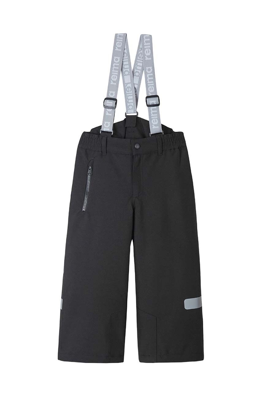 Dětské zimní sportovní kalhoty Reima Kiddo Lightning černá barva - černá - Hlavní materiál: 55 % Rec