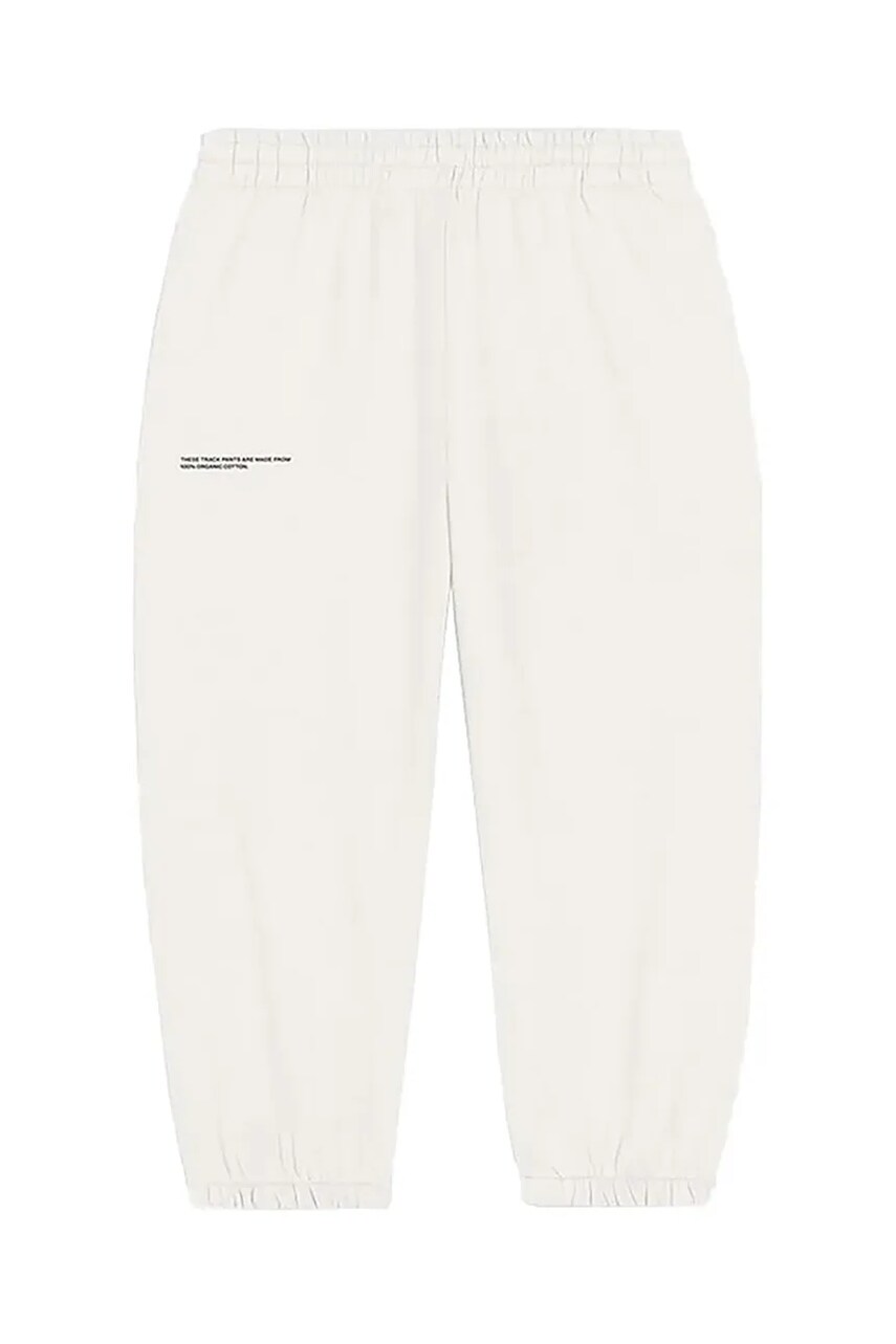 Levně Kalhoty Pangaia KIDS' 365 MIDWEIGHT TRACK PANTS bílá barva, 10000280