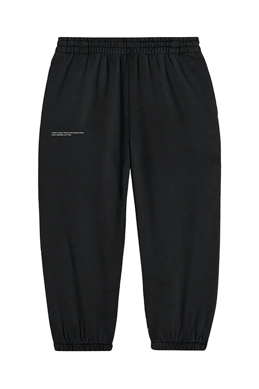 Levně Kalhoty Pangaia KIDS' 365 MIDWEIGHT TRACK PANTS černá barva, 10000280
