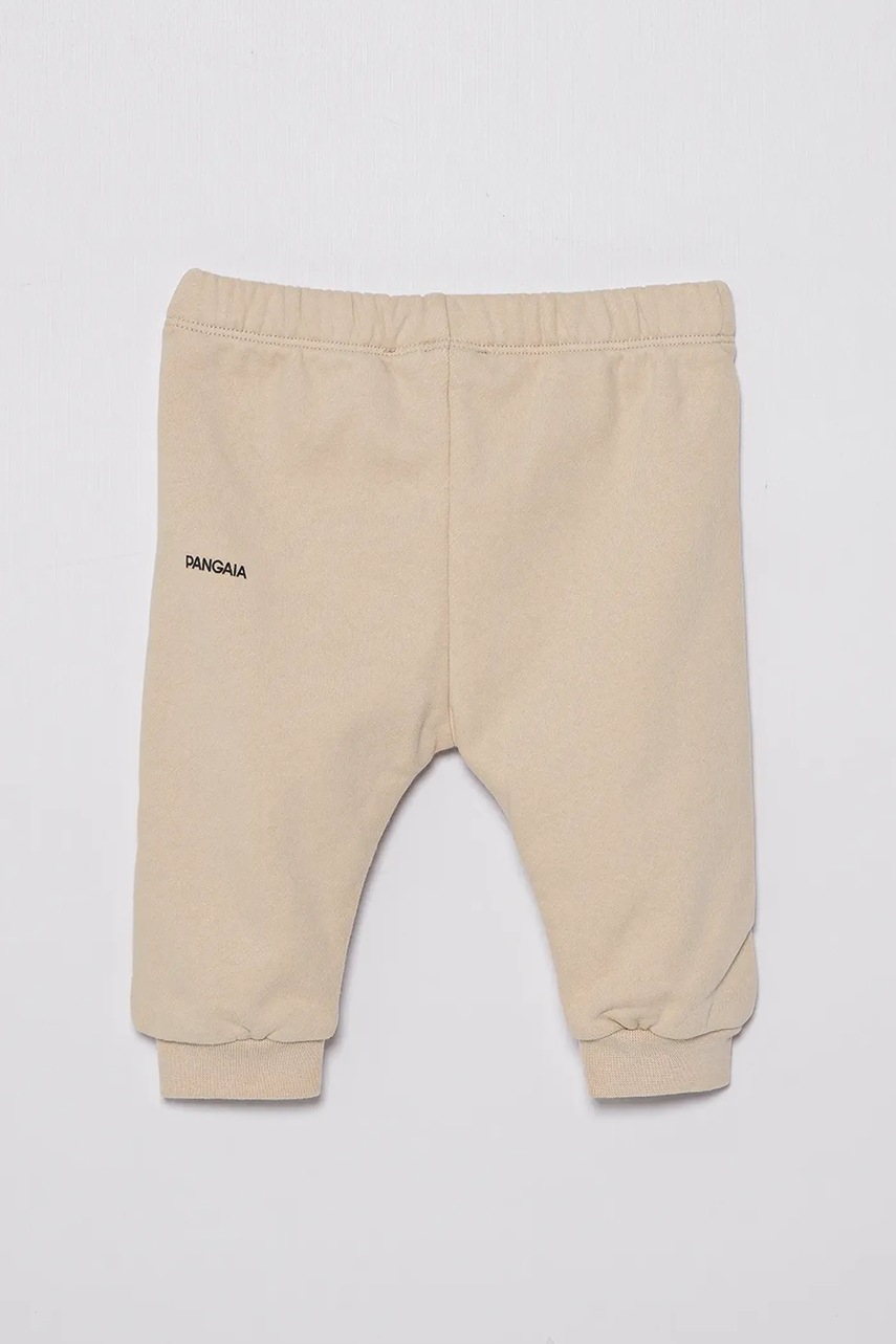 Брюки Pangaia BABY 365 MIDWEIGHT TRACK PANTS цвет бежевый однотонные 10000656