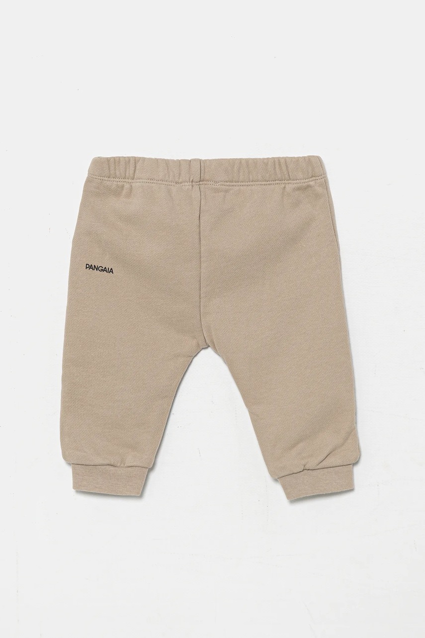 Брюки Pangaia BABY 365 MIDWEIGHT TRACK PANTS цвет бежевый однотонные 10000656