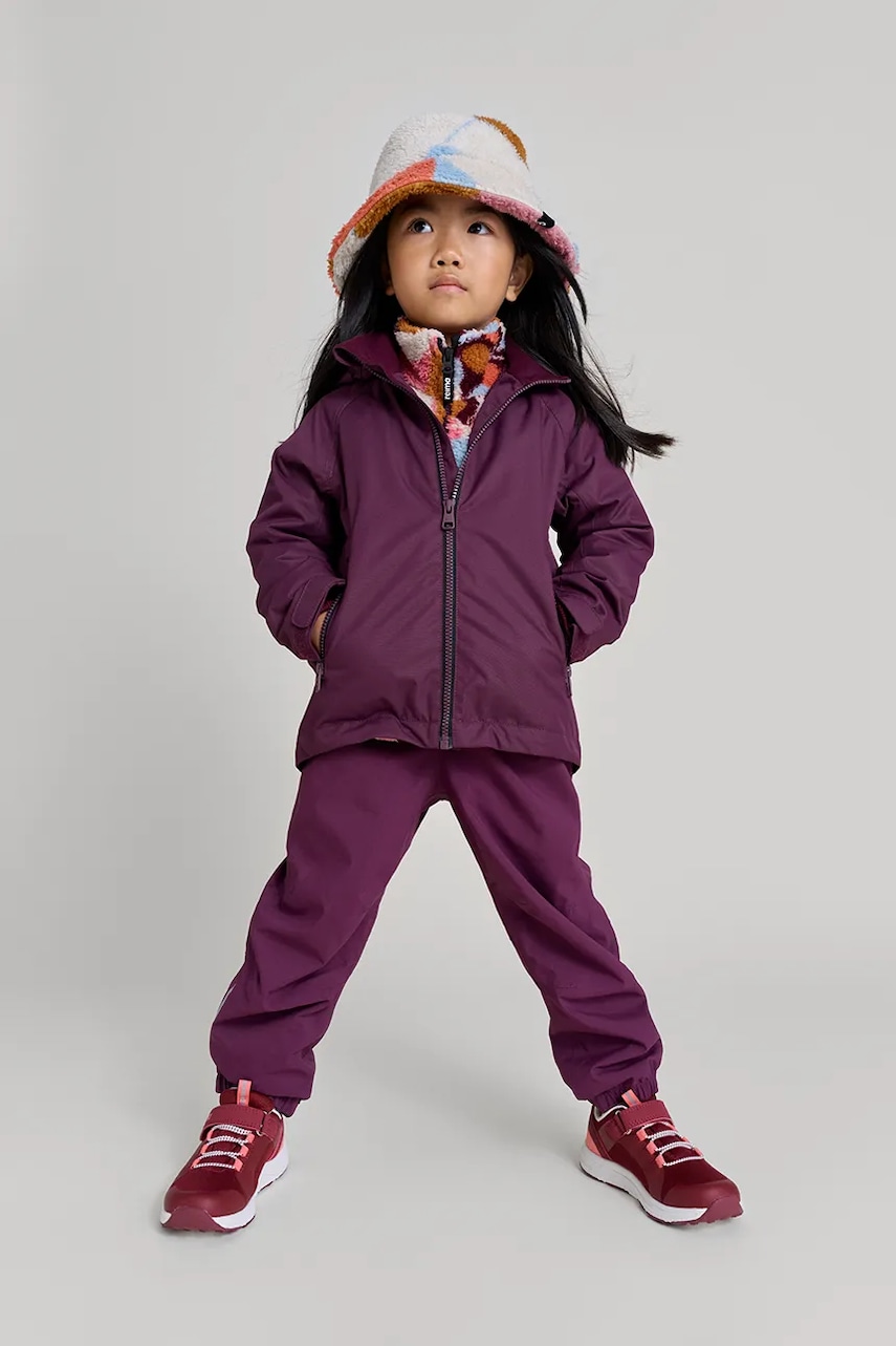 Reima pantaloni copii Kaura culoarea violet, 5100148B