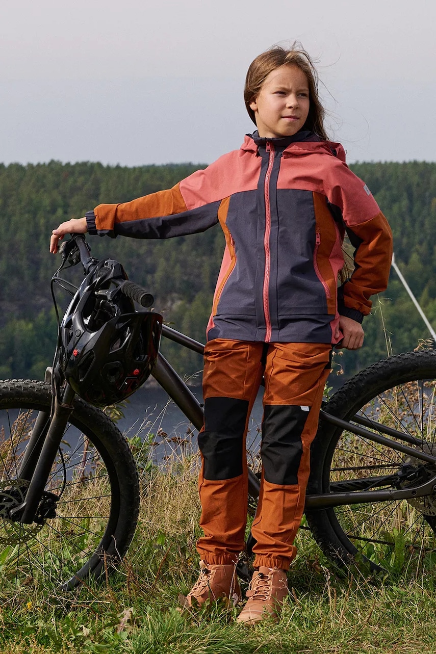 Reima pantaloni copii Vaeltaa culoarea maro, 5100260A