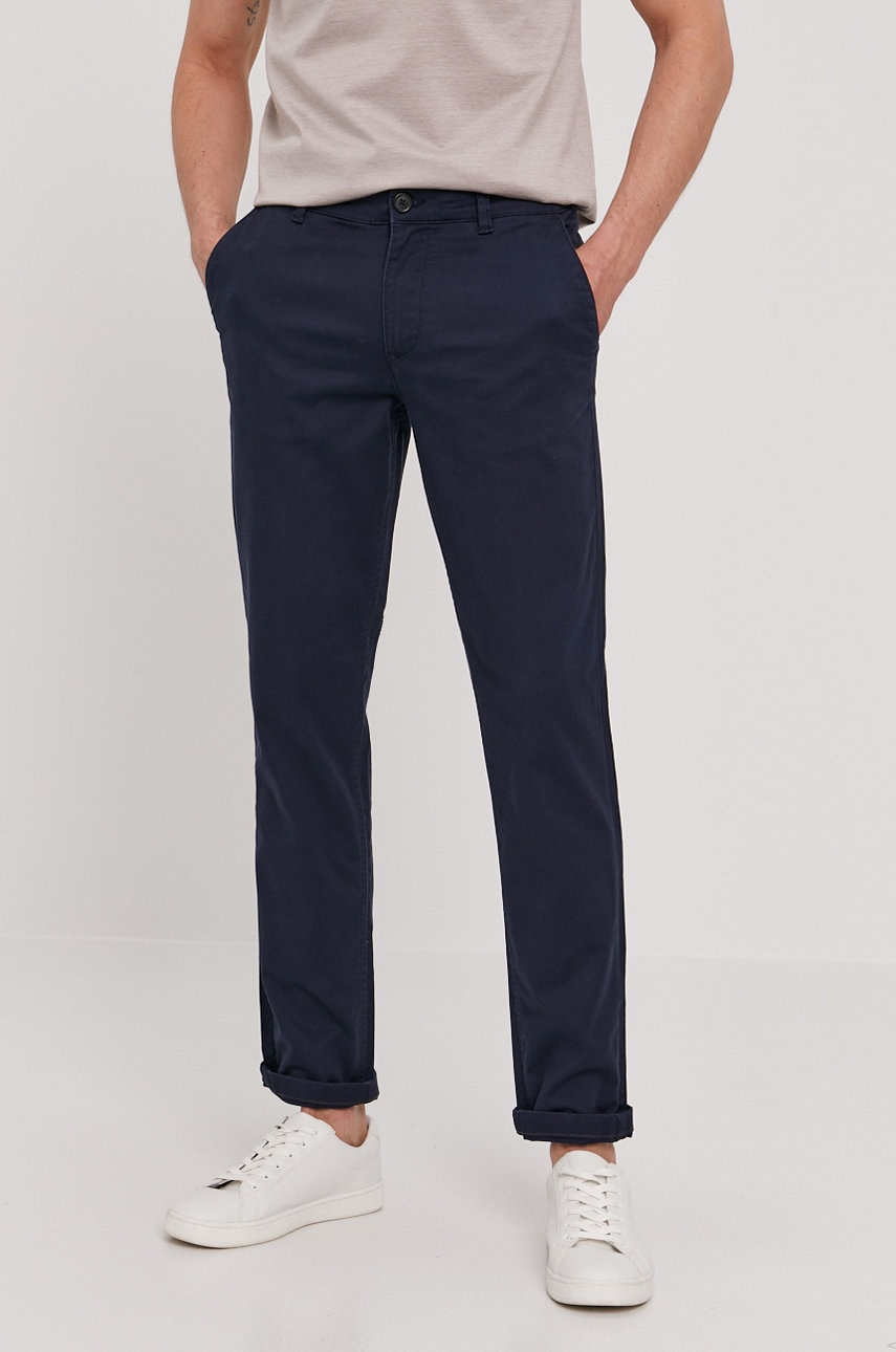 Selected Homme Pantaloni Barbati, Culoarea Albastru Marin