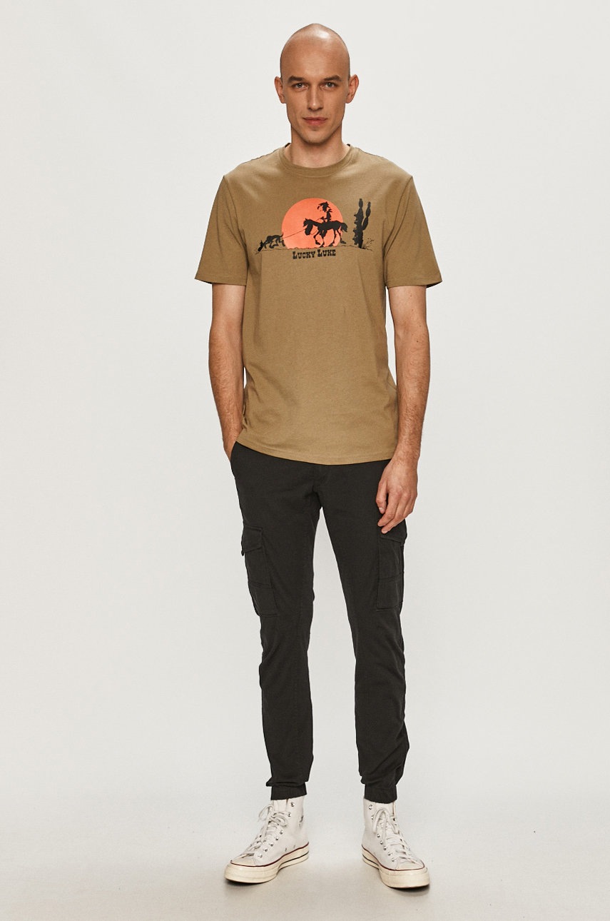 

Брюки Jack & Jones мужские цвет чёрный