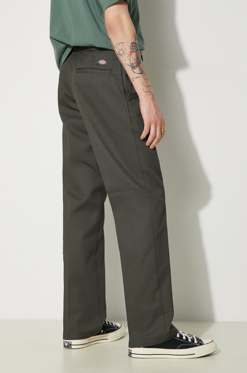 Dickies spodnie 874 Work Pant męskie kolor zielony proste DK0A4XK6OGX DK0A4XK6OGX-ZIELONY