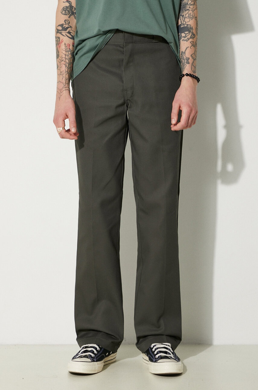 Dickies spodnie 874 Work Pant męskie kolor zielony proste DK0A4XK6OGX DK0A4XK6OGX-ZIELONY