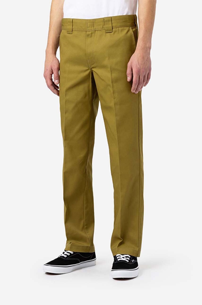 Dickies pantaloni Spodnie Dickies Work Pant Rec DK0A4XK9C32 barbati, culoarea verde, drept DK0A4XK9C32-green