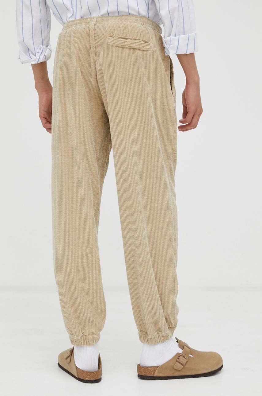 American Vintage Pantaloni De Bumbac Culoarea Bej