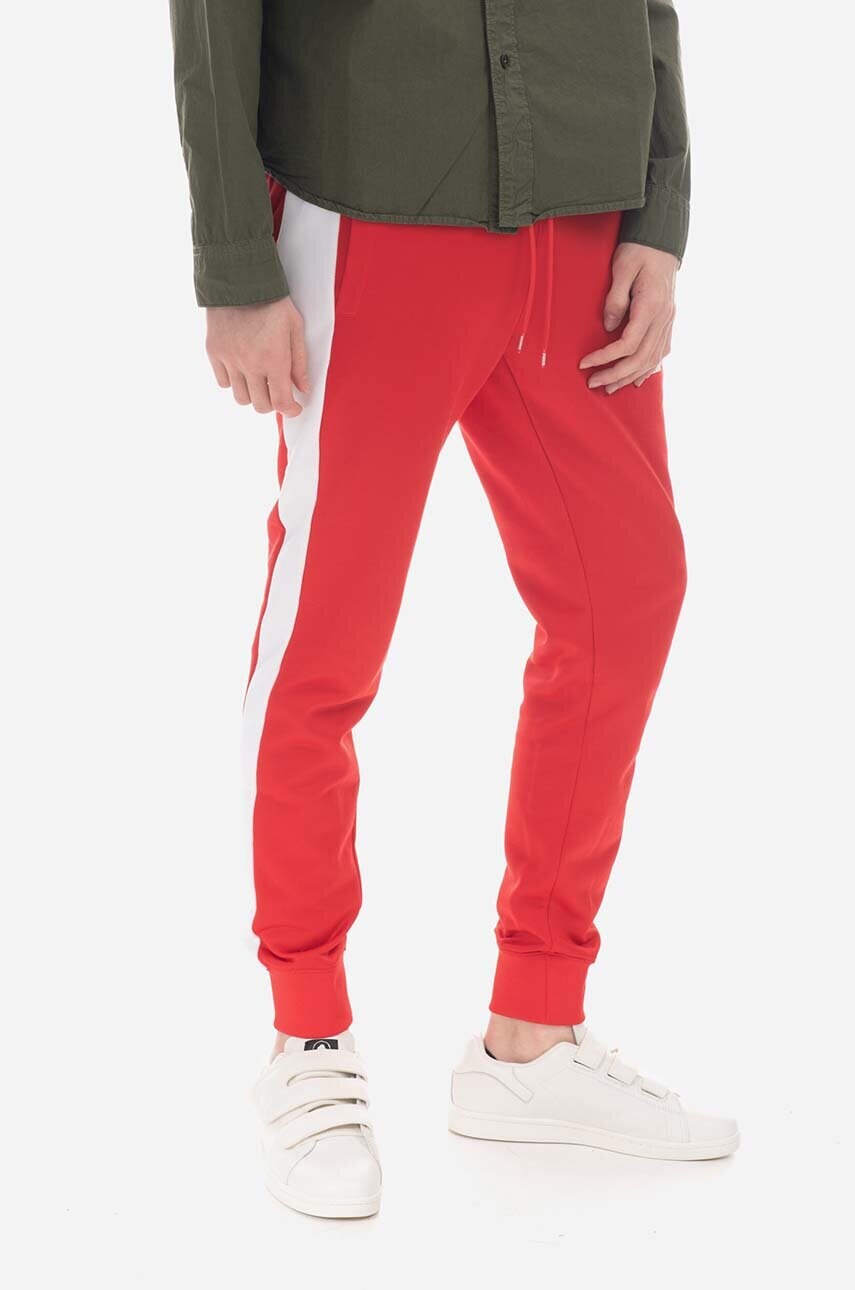 Puma pantaloni de trening culoarea roșu, cu imprimeu 530098.11-red