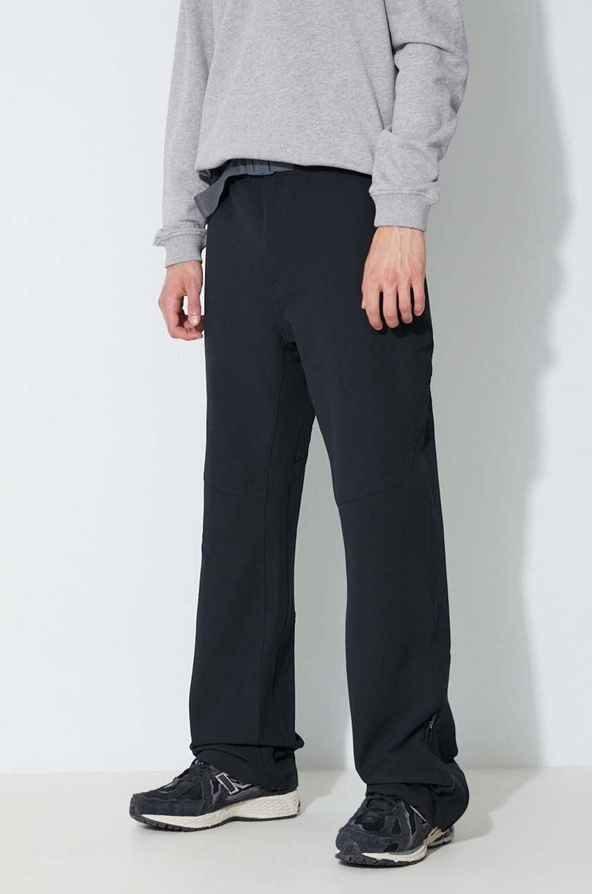 Columbia pantaloni barbati, culoarea negru, drept 1810321010-BLACK