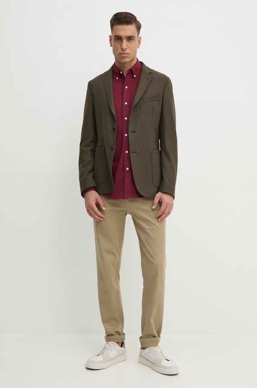 Брюки Boss Orange мужские цвет коричневый фасон chinos 50510917 Брюки Boss Orange мужские цвет коричневый фасон chinos 50510917
