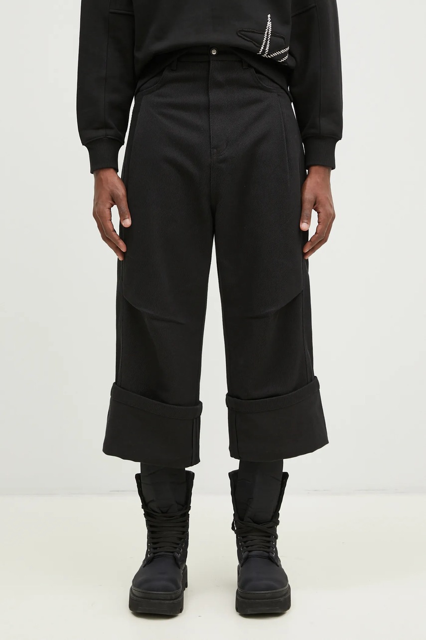 Ader Error pantaloni de bumbac