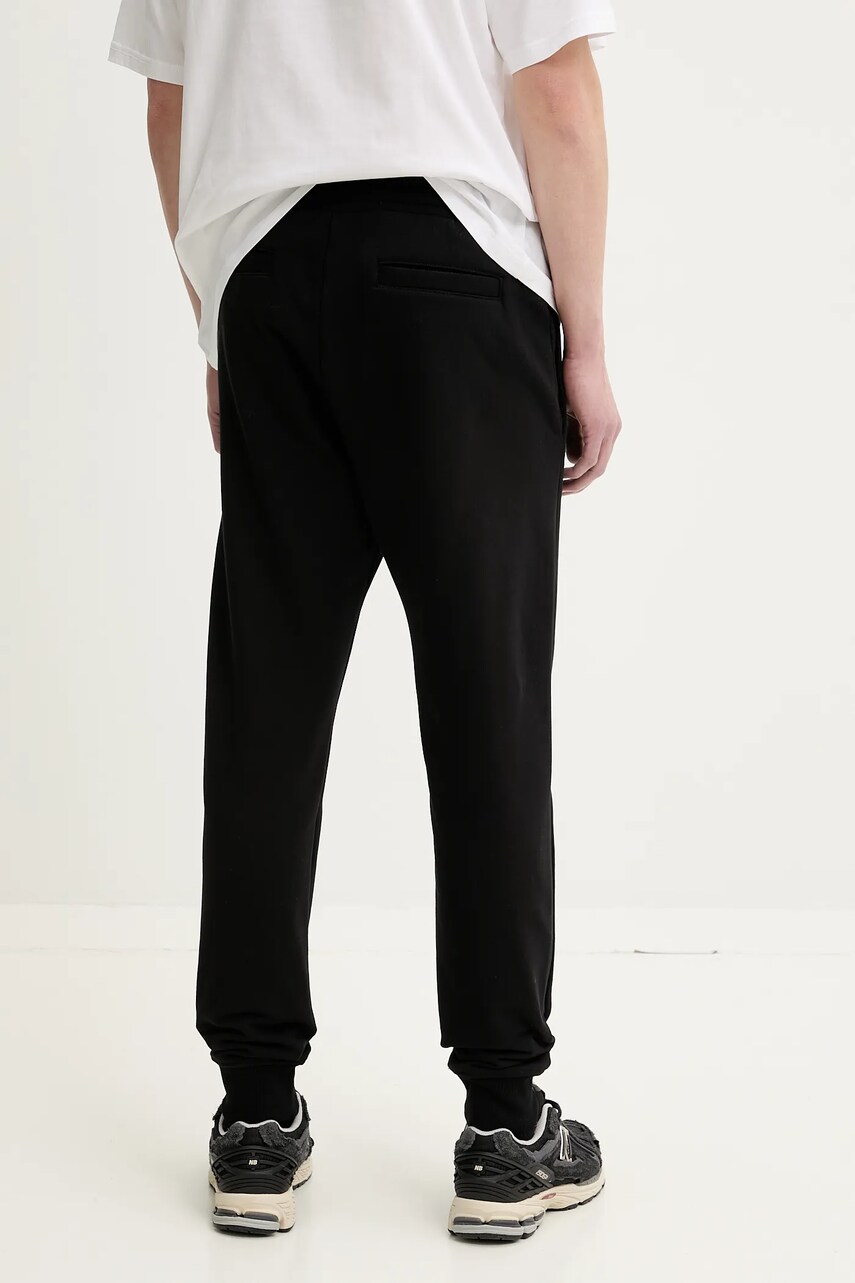 Diesel pamut melegítőnadrág P-TARY-DOVAL-PJ TROUSERS fekete, férfi, sima, A15374.0BKAF termék 2. képe