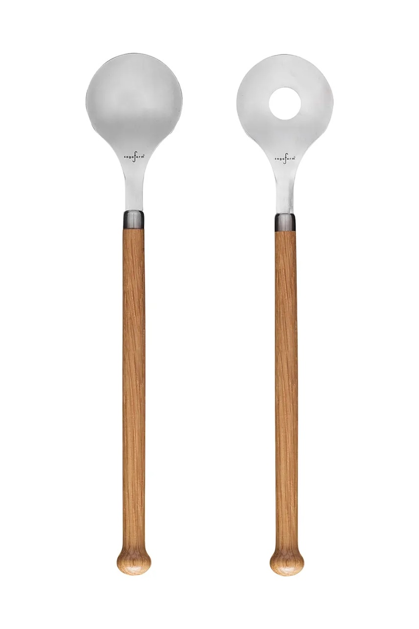 Levně Salátové lžíce Sagaform Nature 2-pack více barev