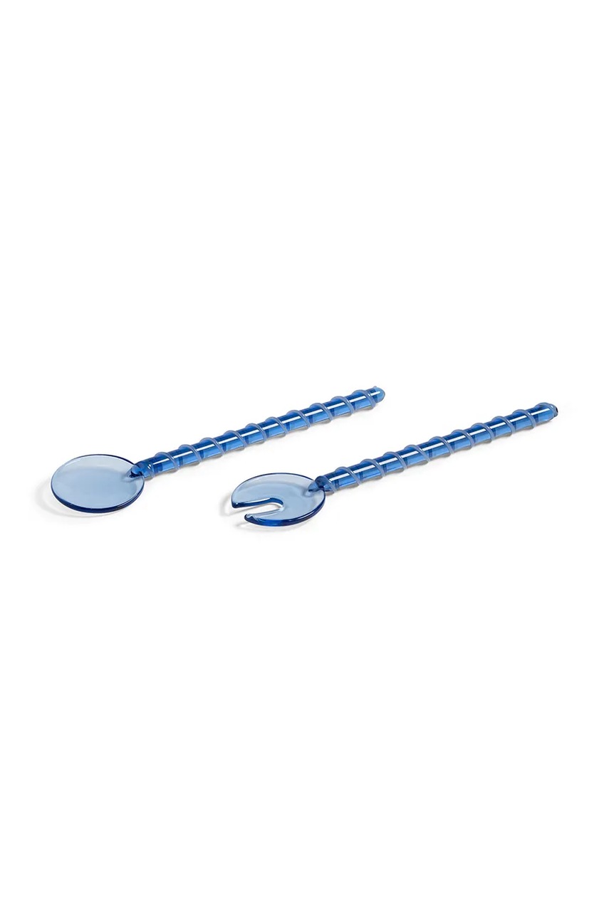Κουτάλια σαλάτας &k amsterdam sling blue 2-pack χρώμα: μπλε φωτογραφία