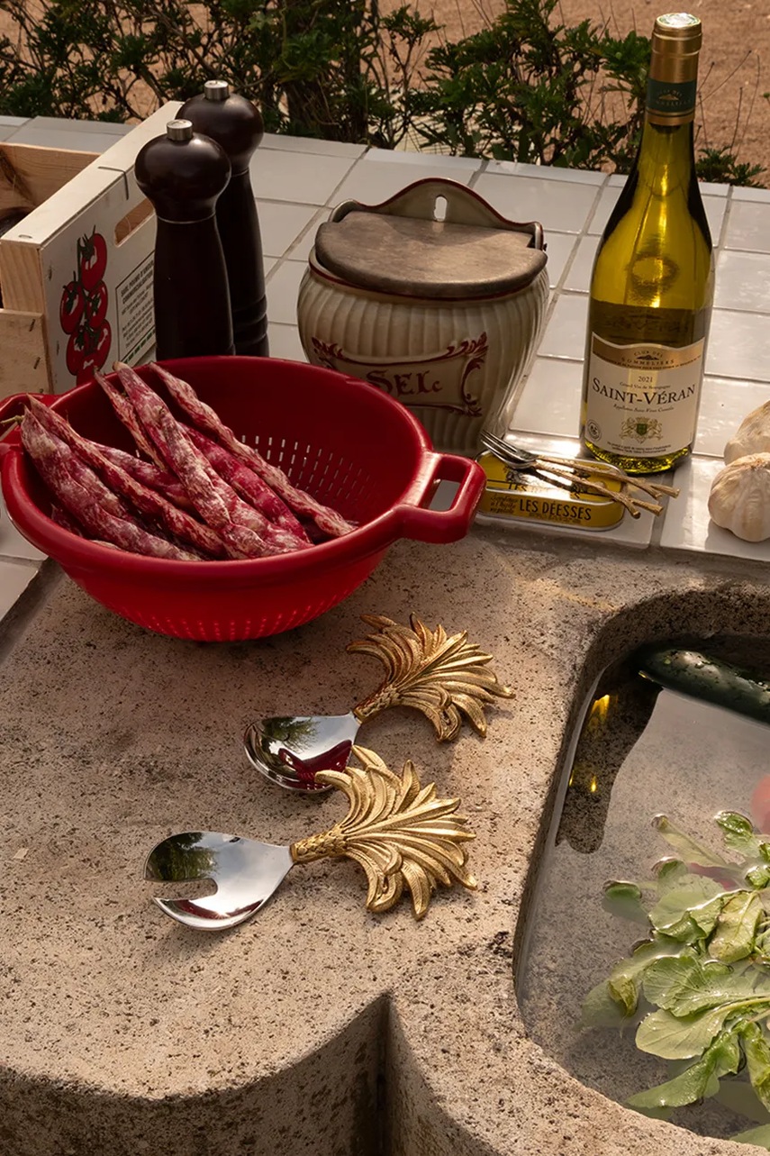 Κουτάλια σαλάτας Doing Goods Marlin Palm Server Set χρώμα: πολύχρωμο φωτογραφία