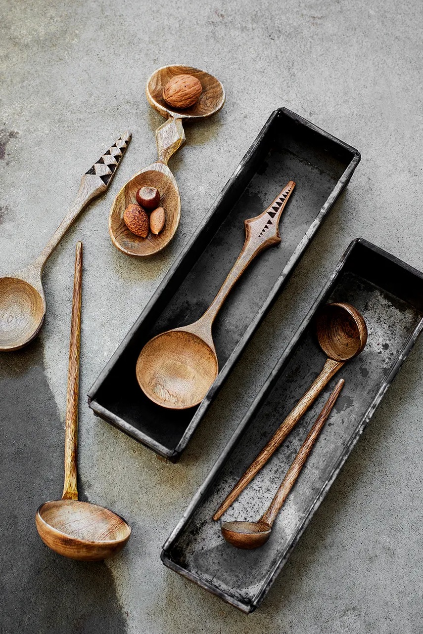 Ложка Madam Stoltz 20 cm цвет бежевый