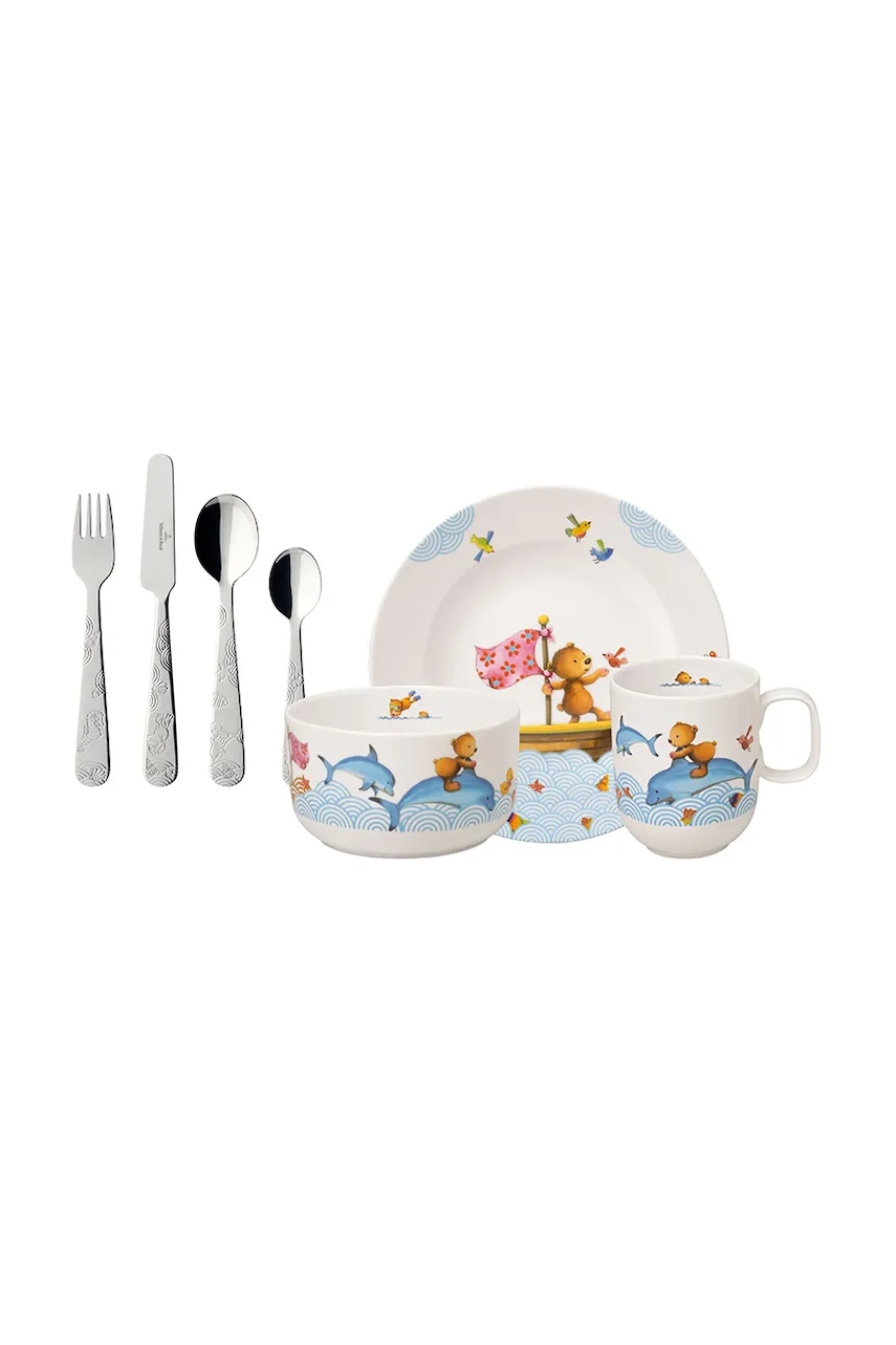 Villeroy & Boch set de mic dejun pentru copii Happy as a Bear 7-pack