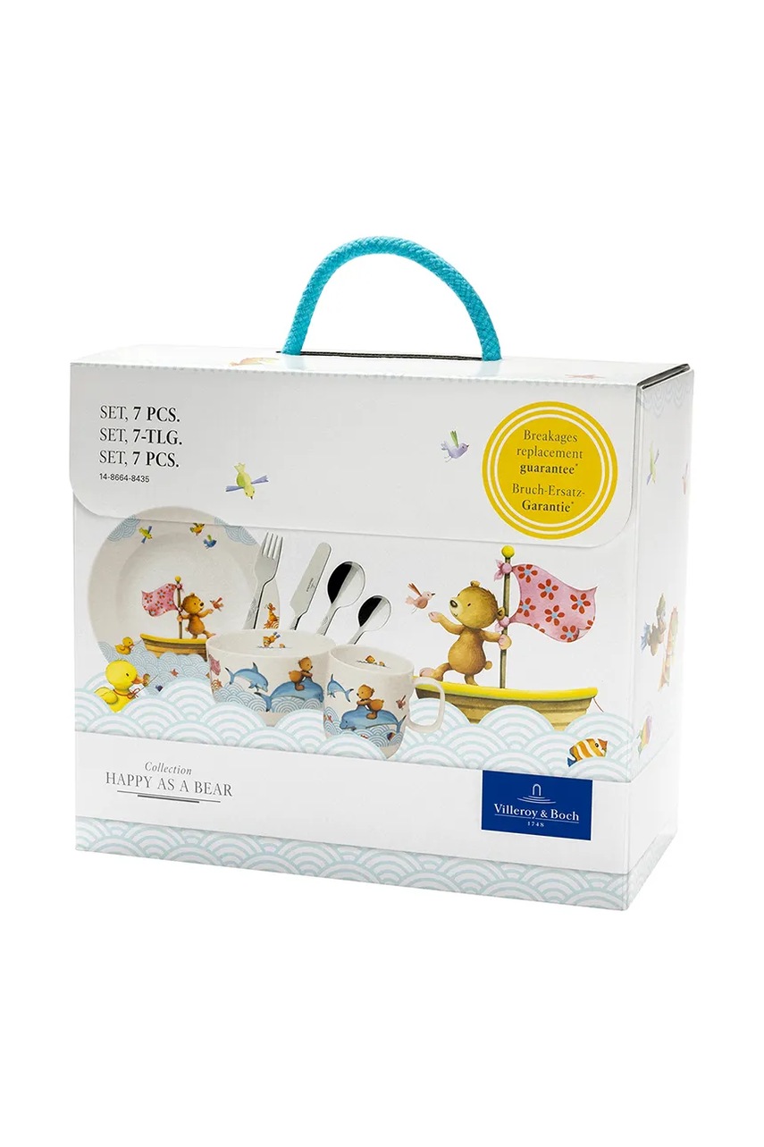 Παιδικό σετ πρωινού Villeroy & Boch Happy as a Bear 7-pack χρώμα: πολύχρωμο φωτογραφία