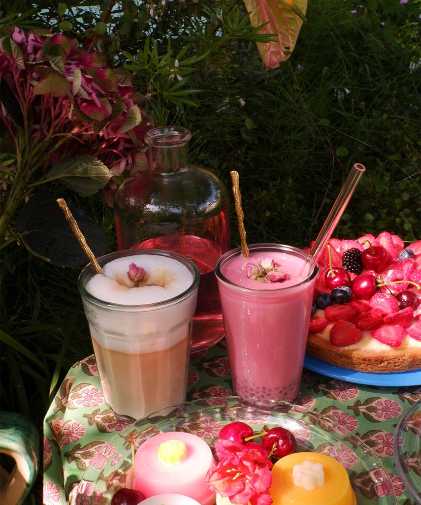 Κουτάλι latte Doing Goods Wavy Latte Spoon Set 2-pack χρώμα: πολύχρωμο φωτογραφία