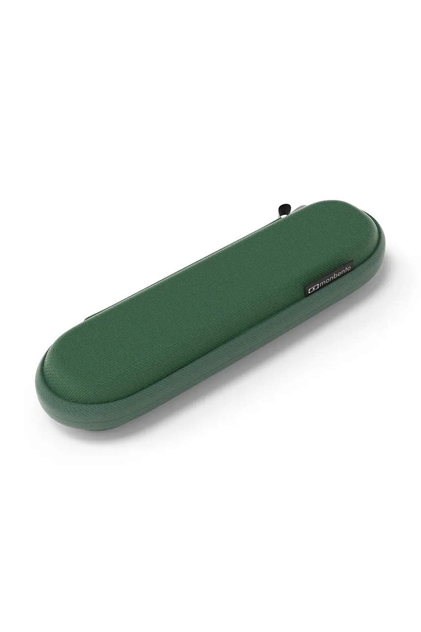 Σετ μαχαιροπήρουνων ταξιδιού Monbento Slim Nest 3-pack χρώμα: πράσινο φωτογραφία