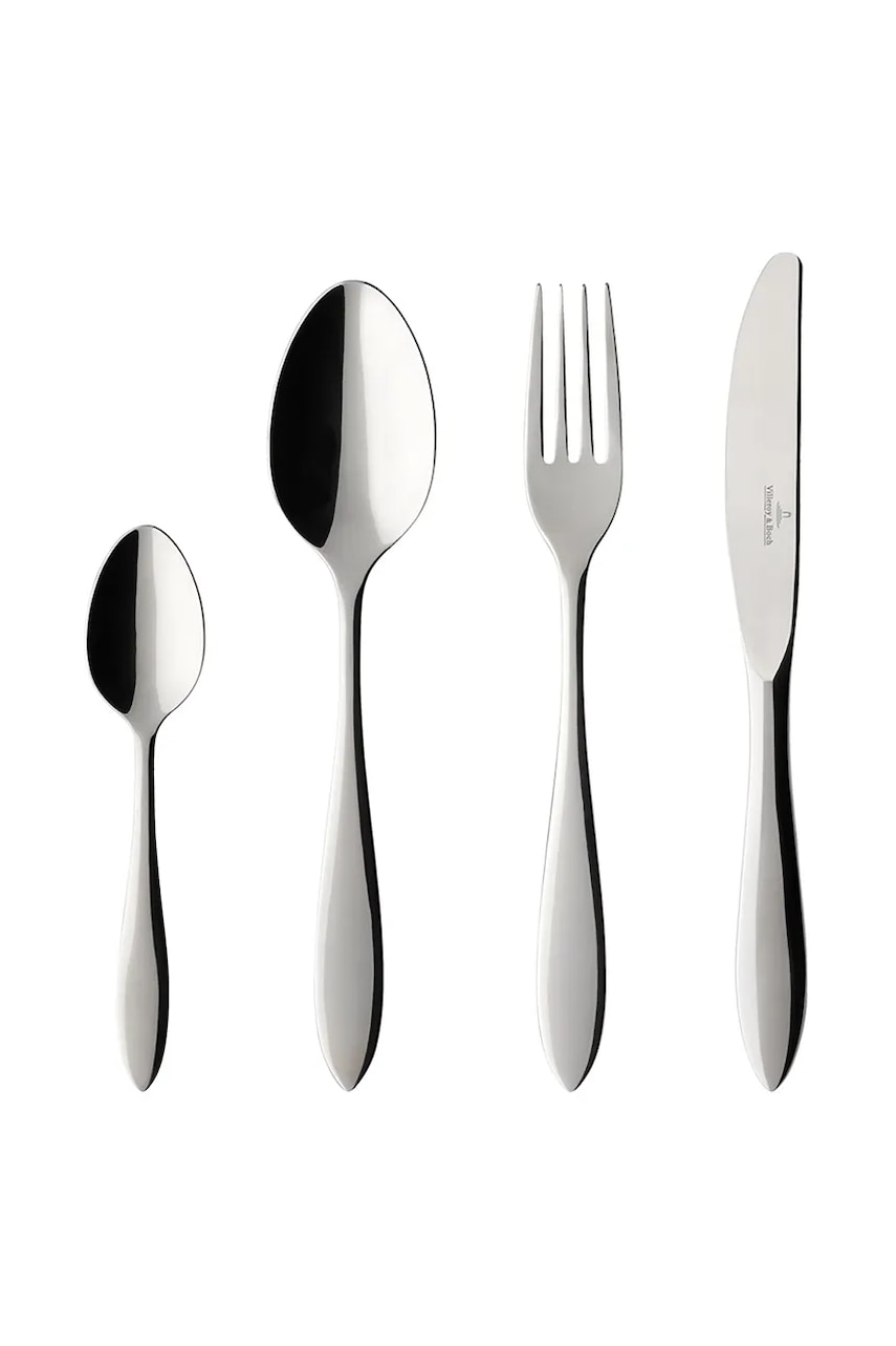 Villeroy & Boch un set de tacâmuri pentru 6 persoane culoarea gri