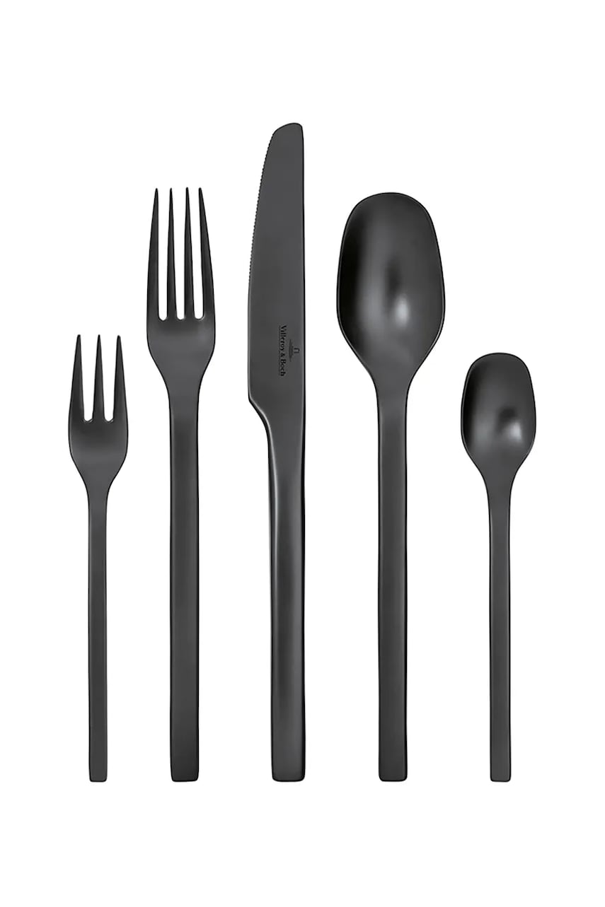 Villeroy & Boch set de tacâmuri pentru 4 persoane culoarea negru