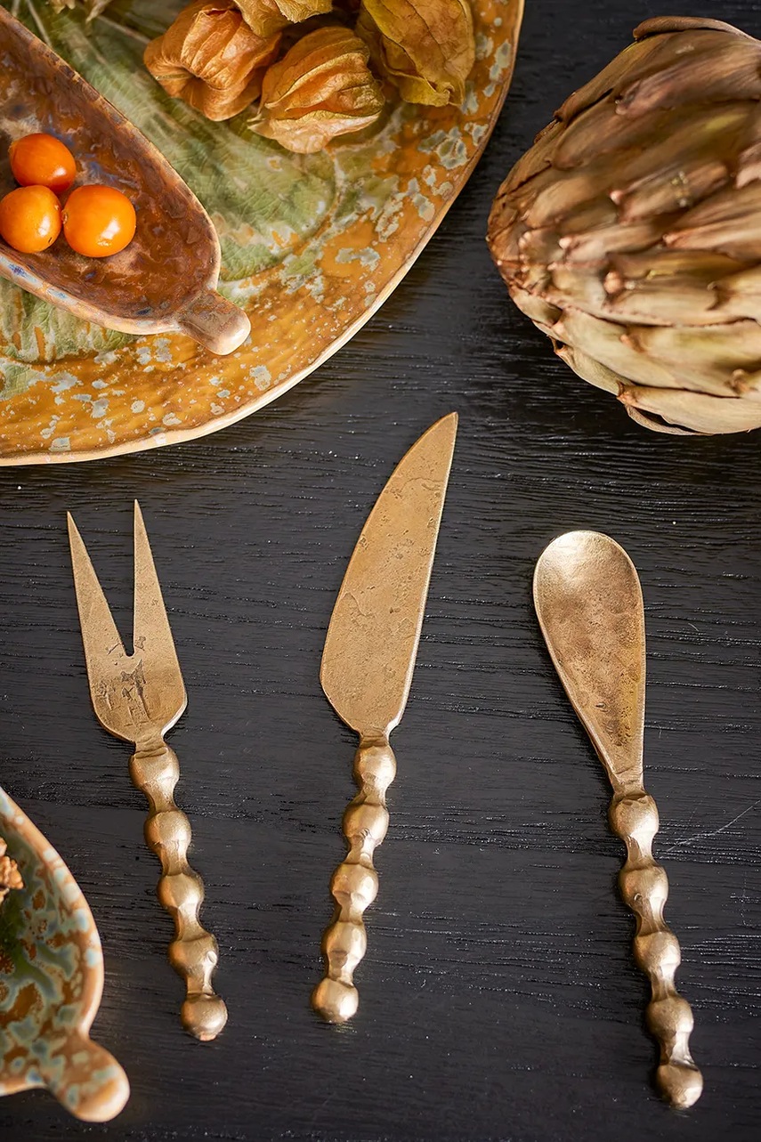 Σετ μαχαιροπήρουνων τυριού Bloomingville Haolin 16,5 cm 3-pack φωτογραφία