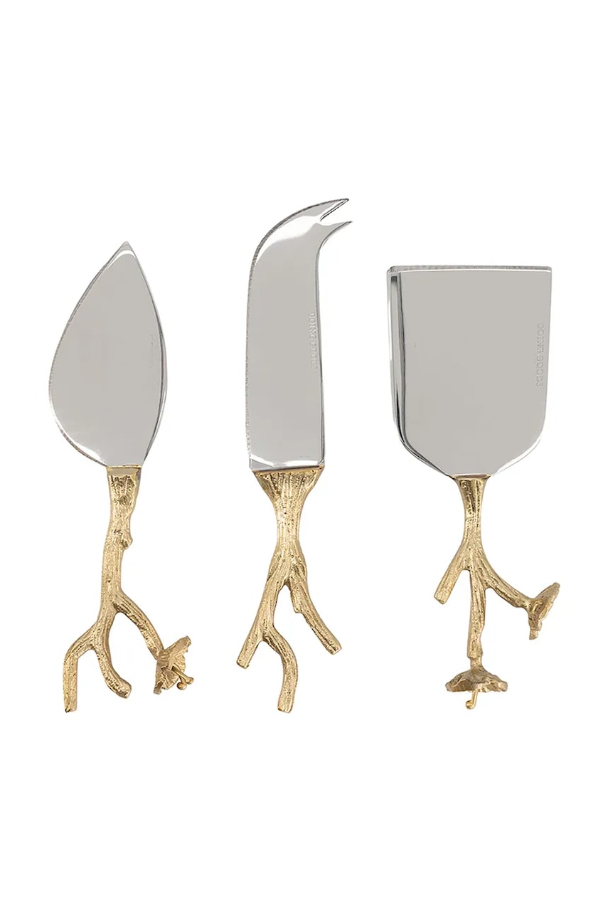 Doing Goods set de tacâmuri de brânză Ava Blossom Cheese Set 17 x 17 x 4 cm