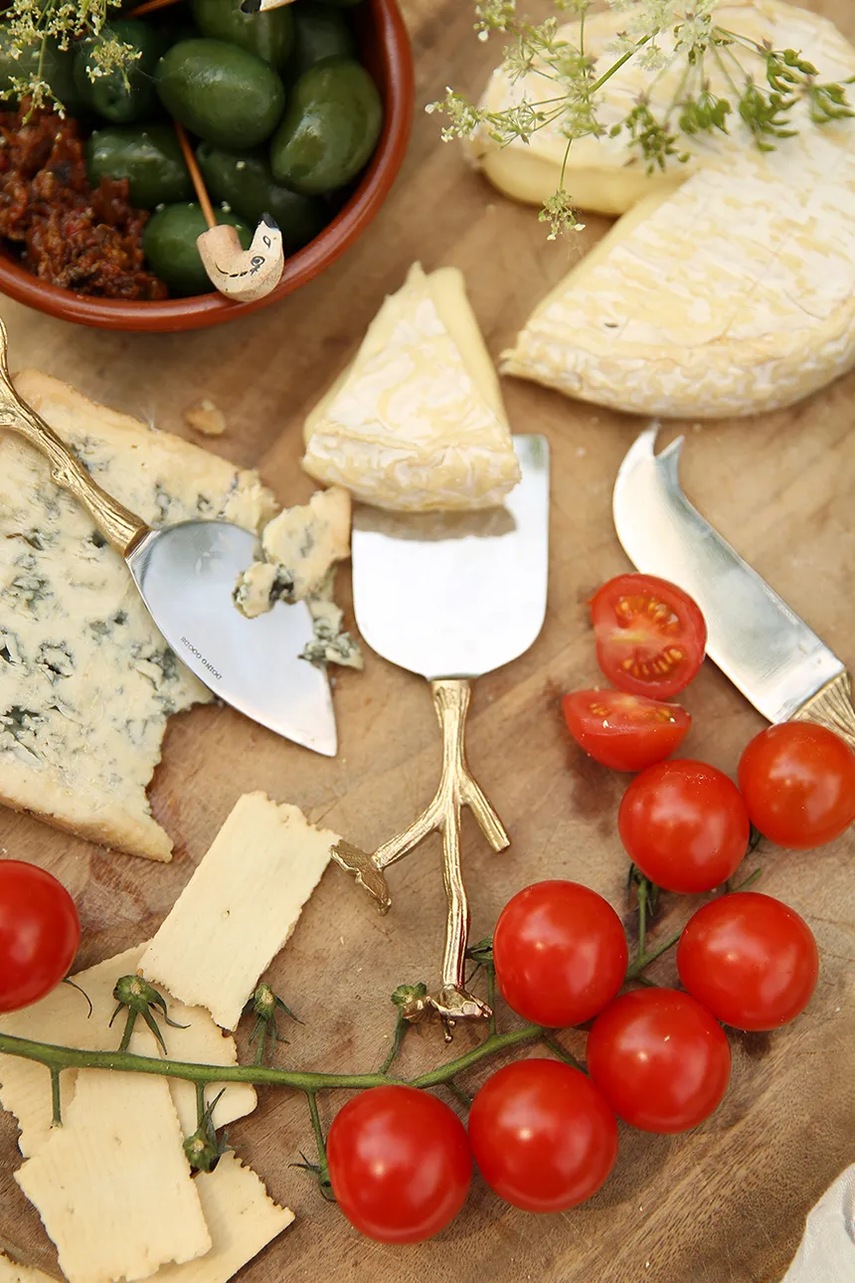 Σετ μαχαιροπήρουνων τυριού Doing Goods Ava Blossom Cheese Set 17 x 17 x 4 cm χρώμα: πολύχρωμο φωτογραφία