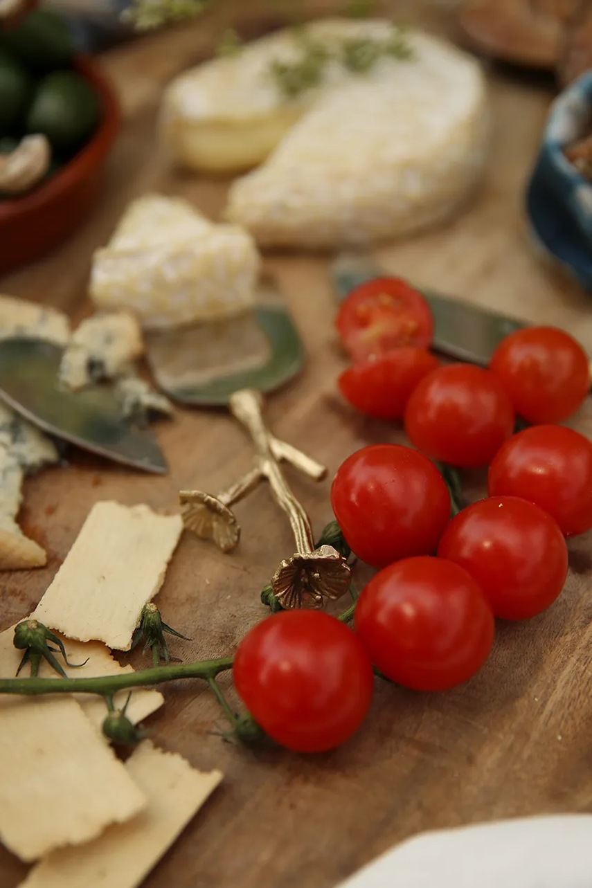 Σετ μαχαιροπήρουνων τυριού Doing Goods Ava Blossom Cheese Set 17 x 17 x 4 cm χρώμα: πολύχρωμο φωτογραφία